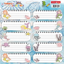 Etichete Scolare 30/set Mermaids Tls-828 Tanex