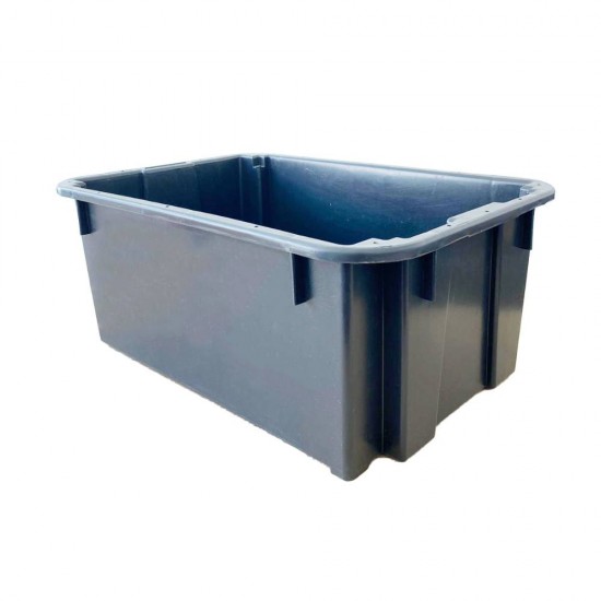 Lada pentru Transport Carne Neagra, Dimensiune 600x400x230 mm