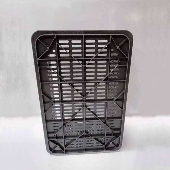 Naveta M30, Plastic HDPE, 60x40x30 cm, Negru, Ladita Transport Legume, Ladita Transport Fructe, Ladita Depozitare, Ladita Fructe, Ladita Legume, Ladita Aprozar, Ladita Gradinarit, Ladita Agricultura, Ladita Practica, Lada Plastic HDPE