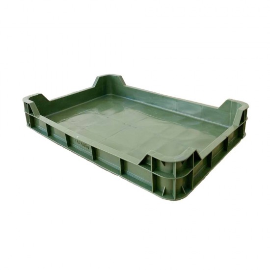Naveta din Plastic M5 Culoare Verde, Dimensiune 600x400x100 mm