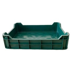 Naveta din Plastic M10 Culoare Verde, Dimensiune 600x400x150 mm