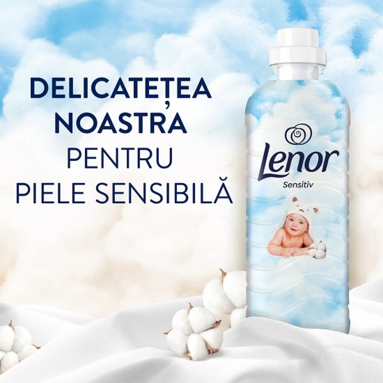 Lenor Balsam Rufe Sensitive Cotton Fresh 1239 ml, 59 Spalari