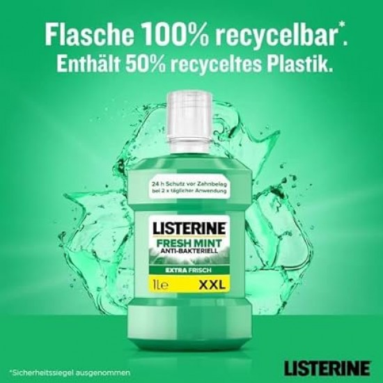 Listerine Apa De Gura Fresh Mint, 1l