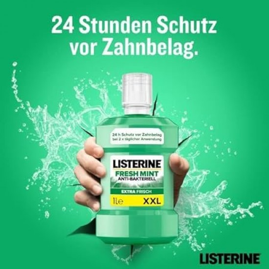 Listerine Apa De Gura Fresh Mint, 1l