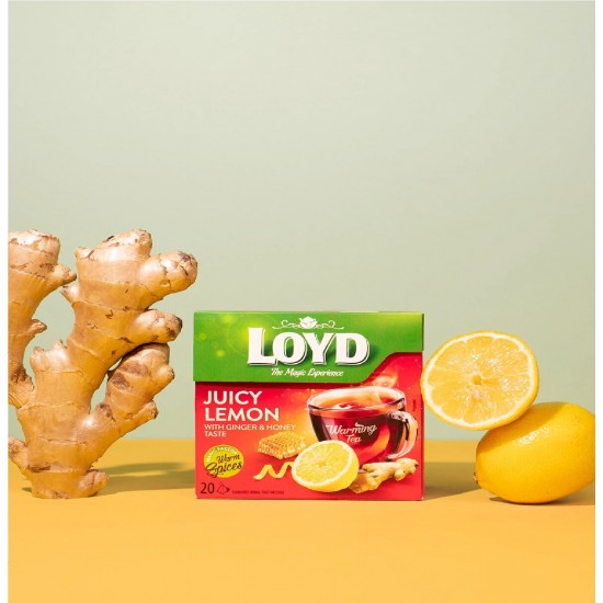 Ceai Loyd Piramida Lamaie, Ghimbir Si Miere, 20 Plicuri/cutie