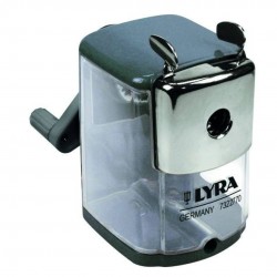 Ascutitoare Mecanica, Metalica, Lyra - Negru/transparent