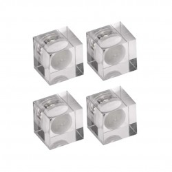 Magneti Forma Patrata Maul, Din Acril 1,5 Kg, 4 Buc/set - Transparenti
