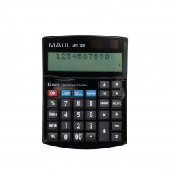 Calculator De Birou Maul, Mtl 700, 12 Digits, 2 Linii - Negru