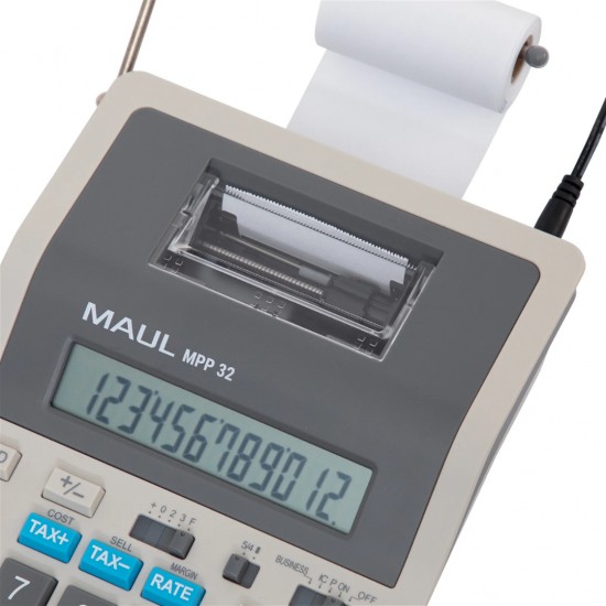 Calculator Cu Banda Maul Mpp32, 12 Digits - Gri