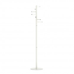 Cuier Cu 7 Agatatori, Suport Pentru Umbrele, Din Metal, Maul Caurus- Alb