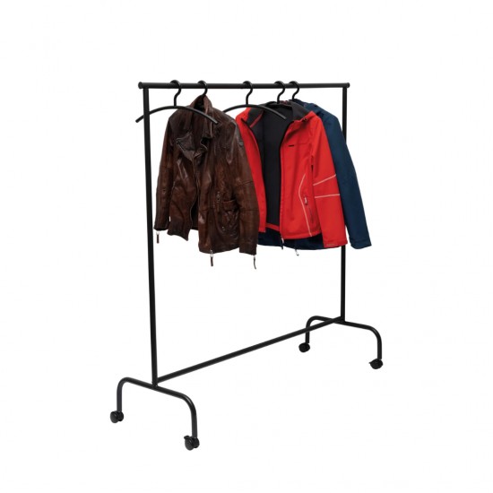 Suport Pentru Haine Mobil, Din Metal, Maul Limbo - Negru