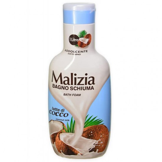 Spumant De Baie Malizia Bagno Schiuma Latte Di Cocco, 1l