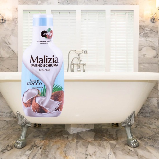 Spumant De Baie Malizia Bagno Schiuma Latte Di Cocco, 1l