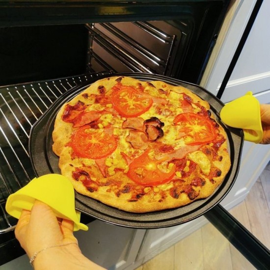 Manusa De Protectie Pentru Cuptor Din Silicon, Culoare Galben