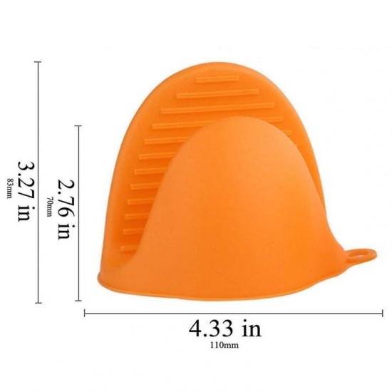 Manusa De Protectie Pentru Cuptor Din Silicon, Culoare Portocaliu