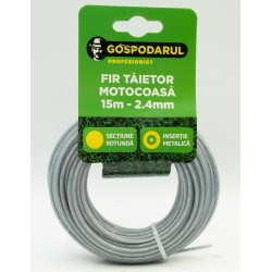 Fir Taietor Cu Insertie Metalica 15m - 2.4mm (sectiune Rotunda) (mc)