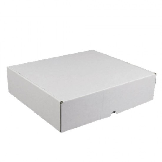 Set 100 Cutii cu Autoformare, 300x260x100 mm, Carton Alb