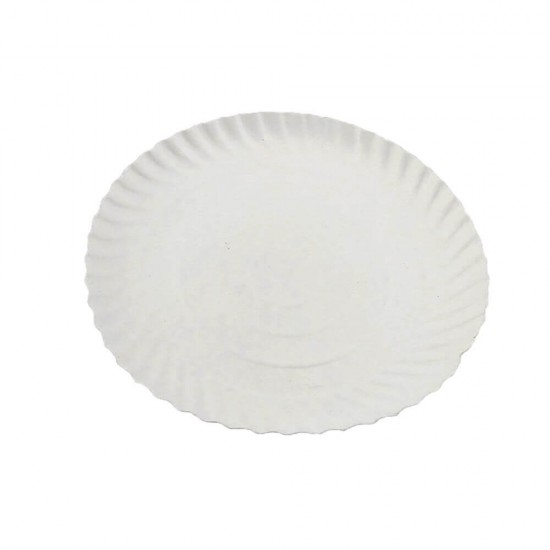 Set 100 Farfurii R4, 330 mm, Carton Duplex Alb Plastifiat, 550 g/mÂ²