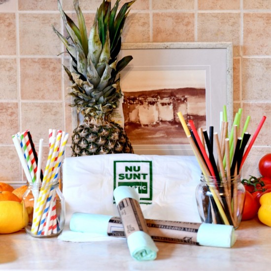 Set 100 Paie Biodegradabile, Tarate de Grau