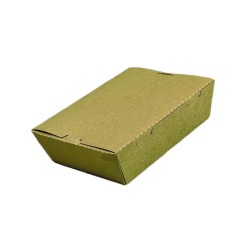 Set 50 Cutii pentru Meniu, 900 ml, Inchidere cu 4 Clapete, Carton Kraft