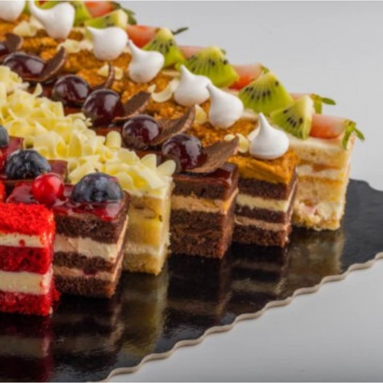 Set 25 Plansete P3, 245x335 mm, Carton Mucava Negru, 2 mm