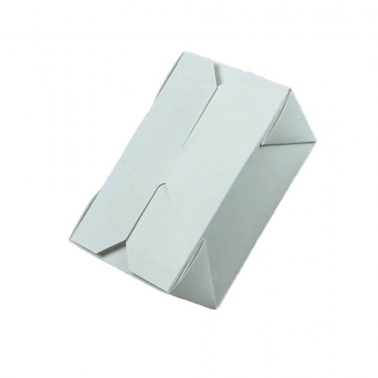 Set 50 Cutii pentru Meniu, 500 ml, 105x85x45 mm, Inchidere cu 4 Clapete, Carton Duplex Alb