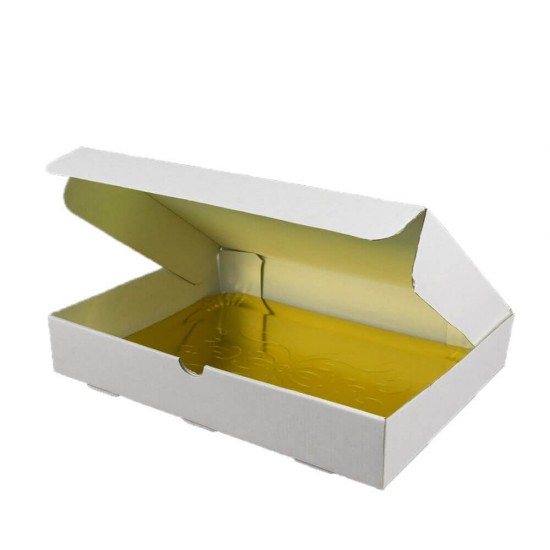 Set 100 Tavite T12, 250x340 mm, Carton Duplex Laminat Auriu, 450 g/mÂ²
