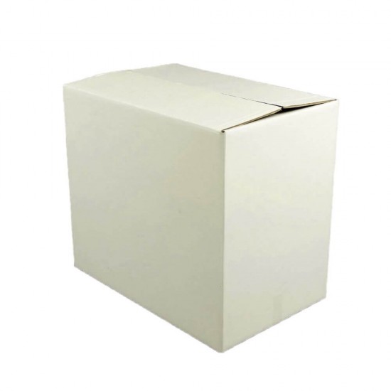 Set 50 Cutii Clasice, 90x90x890 mm, Carton CO3 Alb/Natur