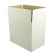 Set 50 Cutii Clasice, 90x90x890 mm, Carton CO3 Alb/Natur