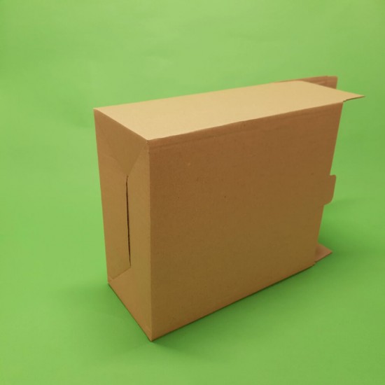 Set 100 Cutii cu Preformare, 295x197x173 mm, Carton Natur