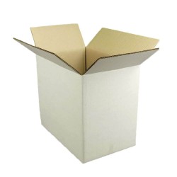 Set 50 Cutii Clasice, 93x93x132 mm, Carton CO5 Alb/Natur