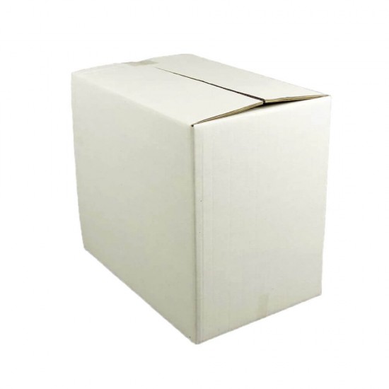 Set 50 Cutii Clasice, 93x93x132 mm, Carton CO5 Alb/Natur