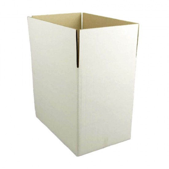 Set 50 Cutii Clasice, 93x93x132 mm, Carton CO5 Alb/Natur