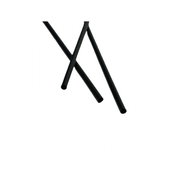 Set 150 Paie PLA Biodegradabile, Drepte, Negre