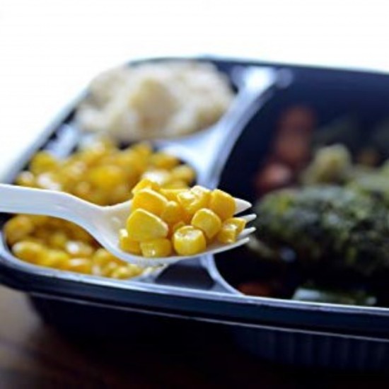 Pungi din Hartie Tacamuri Imprimate Model Ziar, Dimensiune 8x24 cm, Hartie Kraft Kraft 35 g/m², 2500 Buc/Bax