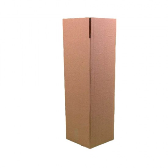 Set 50 Cutii pentru 1 Sticla, cu Separator, 130x130x395 mm, Carton CO5 Natur
