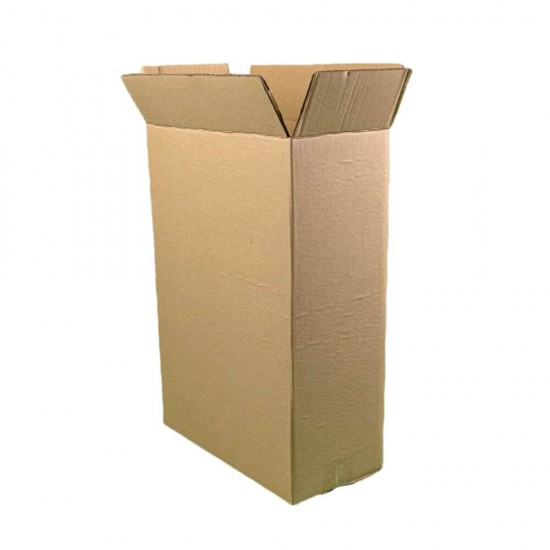 Set 50 Cutii pentru 2 Sticle, cu Separator, 260x130x395 mm, Carton CO5 Natur