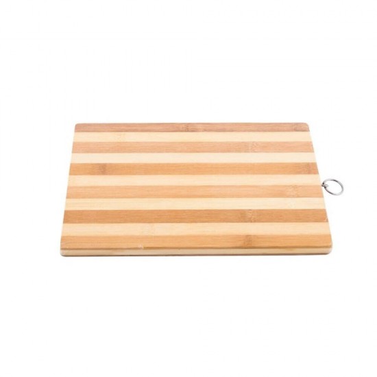 Tocator Lemn Bambus, 18x28 cm, Culoare Natur, Planseta Lemn pentru Tocat, Suport de Lemn pentru Tocat, Tocator pentru Bucatarie, Tocatoare din Lemn, Fund de Lemn pentru Bucatarie, Fund Lemn pentru Taiat Legume, Ustensile pentru Bucatarie