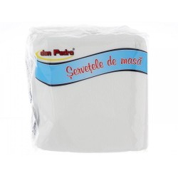 Servetele de Masa Don Pedro, 33x33 cm, 80 Servetele/Set, Albe, Servedele de Masa, Servetele Decorative, Hartie Decor, Pachete Servetele de Masa, Servetele Evenimente si Sarbatori, Servetele Festive, Servetele Ocazii, Set Servetele Masa Decorative