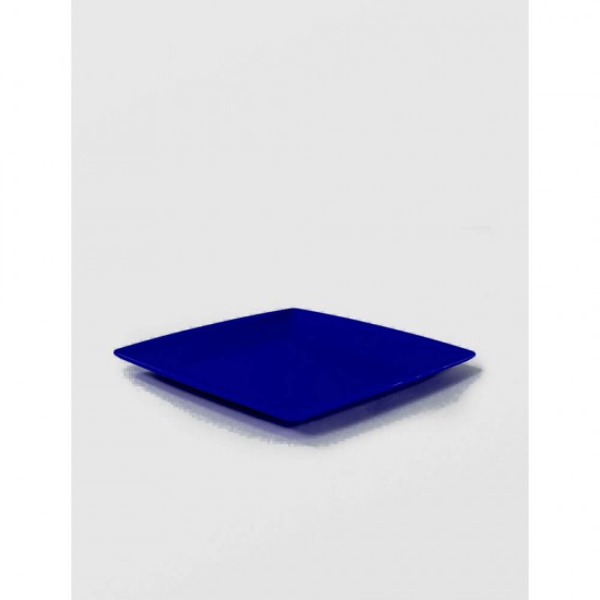 Farfurie Patrata Mare Sterk, 23x23x1.5 cm, Albastra, Farfurie, Farfurie Plastic, Farfurie din Plastic, Farfurie Mare, Farfurie Mare Plastic, Farfurie Sterk, Farfurie Mare Sterk, Farfuruie Plastic Sterk
