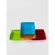 Farfurie Patrata Mica Sterk, 17x17x3 cm, Albastra, Farfurie, Farfurie Plastic, Farfurie din Plastic, Farfurie Mica, Farfurie Mica Plastic, Farfurie Sterk, Farfurie Mica Sterk, Farfuruie Plastic Sterk