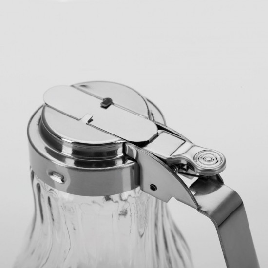 Dozator din Sticla pentru Miere, Dozator din Sticla, Dozator pentru Miere, Dozator de Lapte, Dozator de Zahar, Dispenser pentru Miere, Recipient pentru Miere