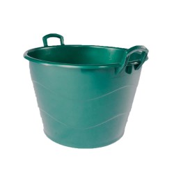 Ciubar Rotund cu Maner STERK, Capacitate 50 L, Dimensiune 55 x 37 cm, Verde, Ciubar Rotund, Ciubar Plastic, Ciubar cu Maner, Ciubar Rotund cu Maner, Ciubar cu Maner STERK, Lighean Adanc