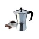 Espressor Aluminiu pentru 9 Cesti, Material Aluminiu, Culoare Aringtiu/Negru, Capacitate 500 ml, Espressor Aluminiu, Cafetiera Aluminiu, Espresor 9 Cafele, Espressor 9 Portii, Cafetiera Espressor, Cafetiera Moka, Oala Moka,