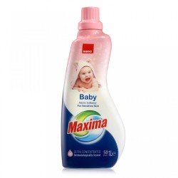 Balsam Concentrat Haine Sano Maxima Baby, 1 L, Parfum Delicat, Balsam Rufe, Balsam Haine, Balsam Concentrat Rufe, Balsam pentru Haine, Balsam Delicat, Balsam Parfumat, Balsam Sano, Balsam Haine Sano, Balsam Rufe Sano, Balsam pentru Spalat