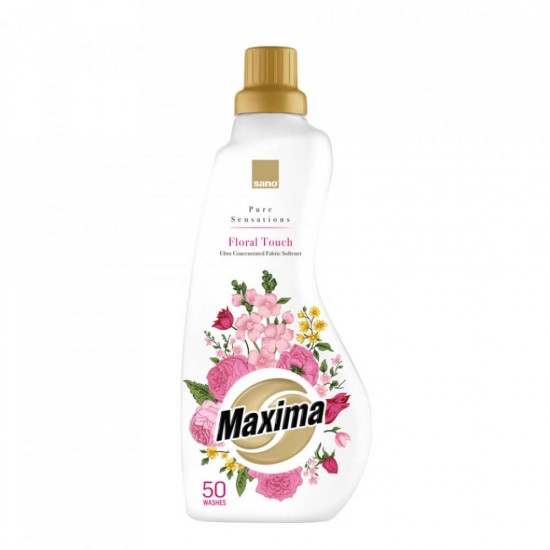 Balsam Concentrat Haine Sano Maxima Floral Touch, 1 L, Parfum Floral, Balsam Rufe, Balsam Haine, Balsam Concentrat Rufe, Balsam pentru Spalat, Balsam pentru Haine, Balsam Parfumat, Balsam Sano, Balsam Haine Sano, Balsam Rufe Sano