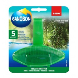Odorizant pentru Vasul Toaletei SANO Bon 55 g, Parfum Pin, Verde, Odorizant pentru Toaleta, Detergent pentru Toaleta, Odorizant Vas de Toaleta Sano, Detergent Vas de Toaleta Sano,Detergent Odorizant Toaleta