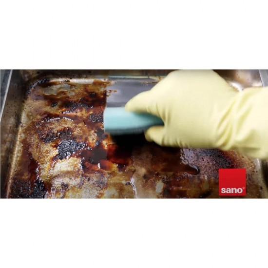 SANO Forte Plus, 500 ml, pentru Indepartarea Grasimilor de pe Aragaz, Detergent Spuma Concentrat, Solutie Importiva Grasimii Arse, Solutie Aragaz cu Pulverizator, Detergenti cu Pulverizator, Solutie Indepartare Grasime si Arsuri