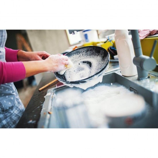 SANO Spark Detergent Lichid pentru Vase, 1 L, Parfum Lavanda, Detergent Vase cu Parfum Delicat de Levantica, Detergent Vase cu Pompita, Detergenti Lichizi pentru Vase, Detergent Bucatarie, Solutie de Curatat Sano