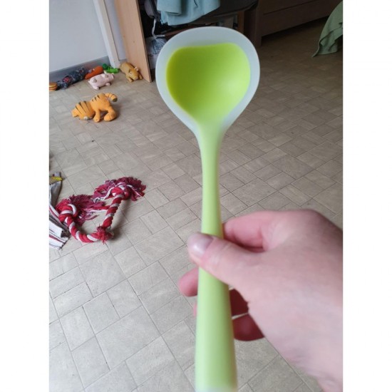 Polonic din Silicon, Verde, Polonic Gatit, Polonic din Silicon, Polonic pentru Bucatarie, Ustensile pentru Bucatarie, Polonic de Bucatarie, Polonic pentru Supa, Ustensile pentru Gatit